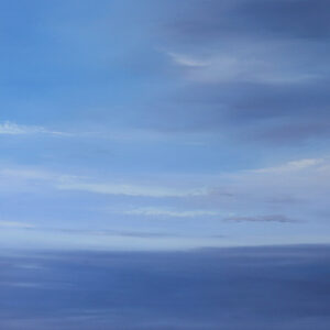 Lost horizon over the sea. Cornwall. Original oil painting by Jan Rogers
