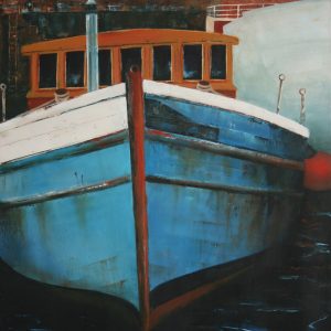 Old wooden boat -Jasmine in Penzance